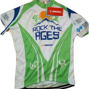 NWT Nimblewear "Rock the Ages" Cycling Jersey Men's Size Small